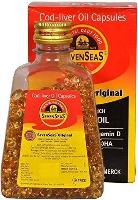 Seven Seas Original Cod Liver Oil Capsules