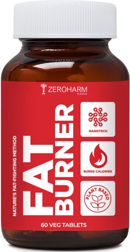 Zeroharm Fat Burner tablets Metabolism booster & weight loss supplement