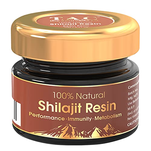 TAC - The Ayurveda Co. Natural Himalayan Shilajit Resin For Improving Immunity | Metabolism | and Stamina