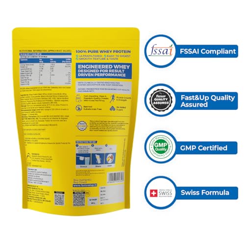 Fast and Up Whey Essentials- 24g Clean Protein for Men and Women-Creamy Coffee