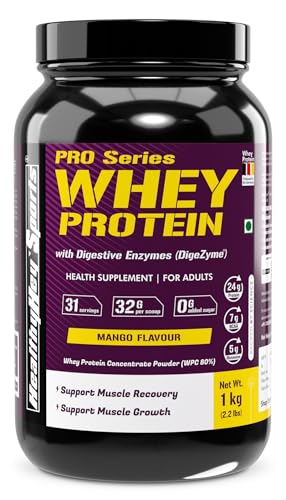 HealthyHey Nutrition Sports 90% Whey Protein Vanilla Flavoured