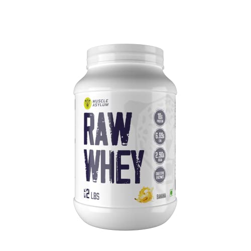 Muscle Asylum Whey Protein | 24g Protein | Whey Blend | Muscle Recovery | Banana