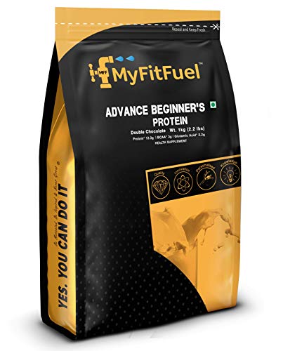 MyFitFuel Advance Beginner Whey Protein, Whey Protein Concentrate & Whey Protein Isolate, Double Chocolate
