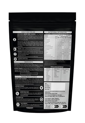 Nakpro Platinum Whey Protein Isolate | 28g Protein | 6.4g BCAA | Banana