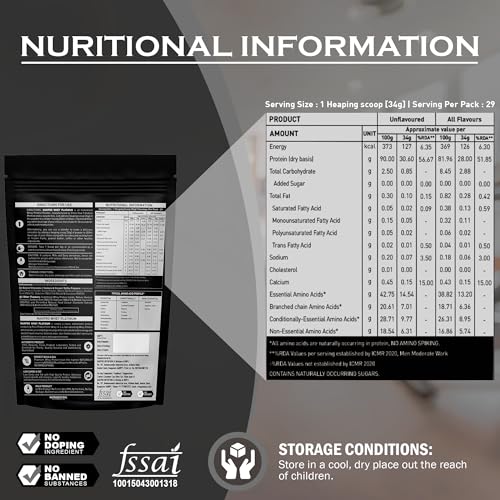 Nakpro Platinum Whey Protein Isolate | 28g Protein | 6.4g BCAA | Banana