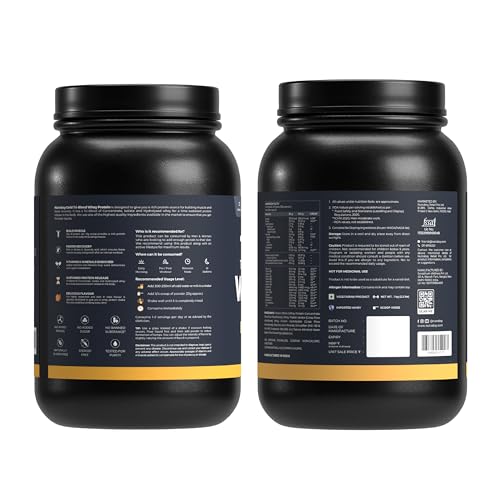 Nutrabay Gold Tri Blend Whey Protein Powder | 25g Protein | 5.5g BCAA | Kesar Badam Pista