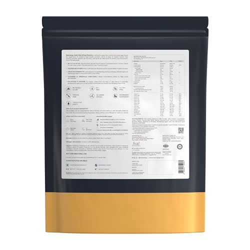 Nutrabay Gold Vital Whey Protein for Beginners with Vitamins and Minerals | 20g Protein | Kesar Kulfi