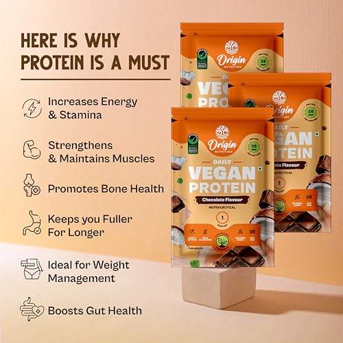 Origin Plant Protein Trial Pack | 25g Protein Per Sachet | Vegan | No Added Sugar | Chocolate