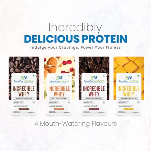 Steadfast Nutrition Incredible Whey Protein | Coffee