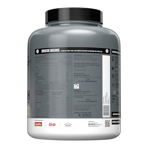 Avvatar Isorich Protein | 100% Whey Isolate | 28.5g Protein | Fresh Cow Milk | Lean Muscle | Malai Kulfi
