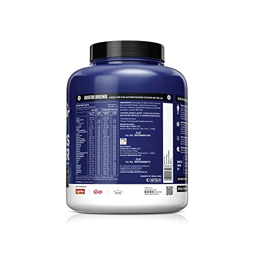 Avvatar Mass Gainer | Isolate and Concentrate Blend | Muscle Gain | Belgian Chocolate