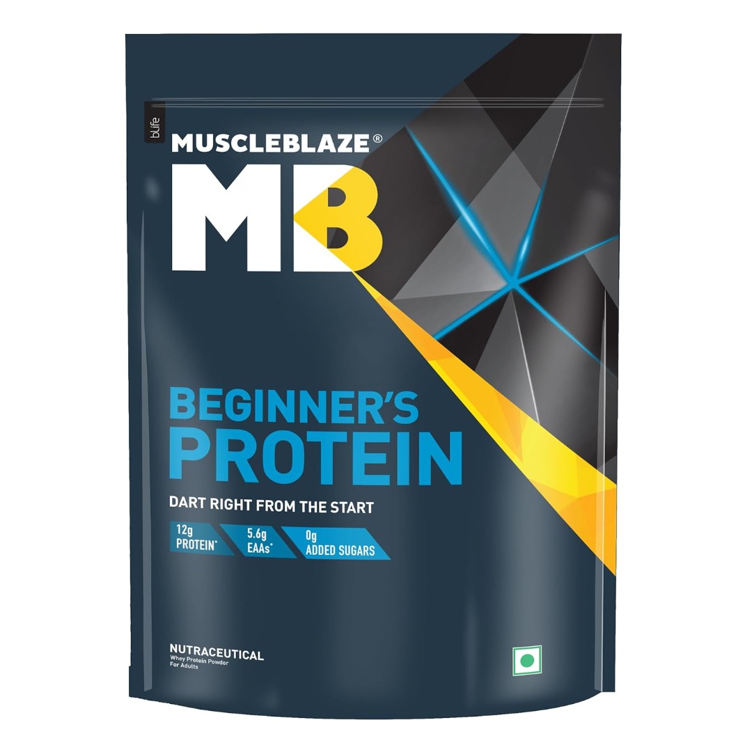 MuscleBlaze Beginners Whey Protein Supplement | Cookies and Cream
