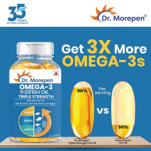 Dr. Morepen Omega 3 Deep Sea Fish Oil Triple Strength