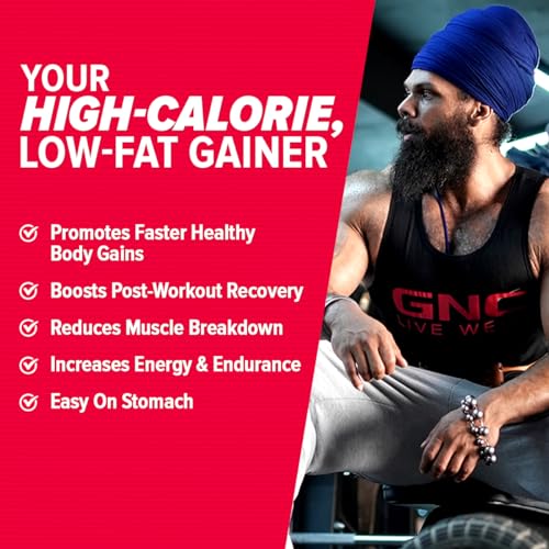 GNC Pro Performance Weight Gainer | 73g Protein | 440g Carbs | 2200 Calories | Muscle Gain | Double Chocolate
