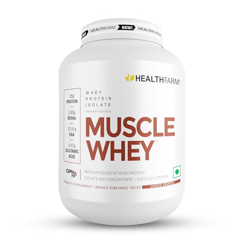 Healthfarm Muscle Whey protein, Choco Crunch