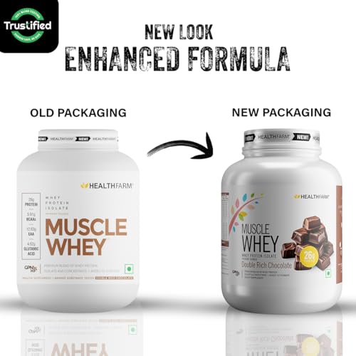 Healthfarm Muscle Whey protein | Double Rich Chocolate