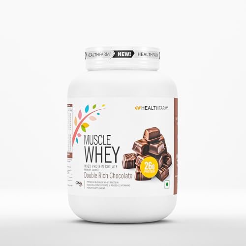 Healthfarm Muscle Whey protein | Double Rich Chocolate