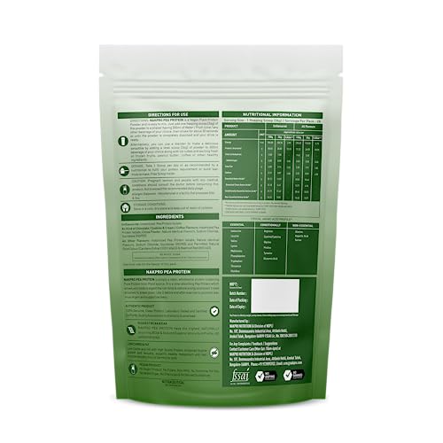 Nakpro 100% Pea Protein Isolate | Chocolate | 26g Protein | 4.9g BCAA