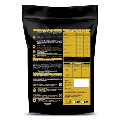Nakpro Gold Whey Protein Concentrate | 25.5g Protein | 5.6g BCAA | Chocolate