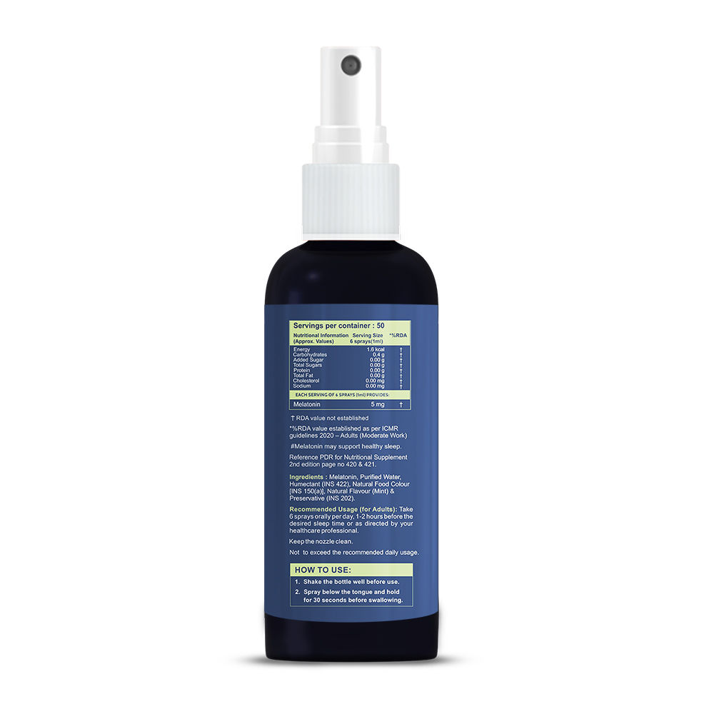 Carbamide Forte Melatonin 5mg Spray | Sleep Aid | 300 Sprays