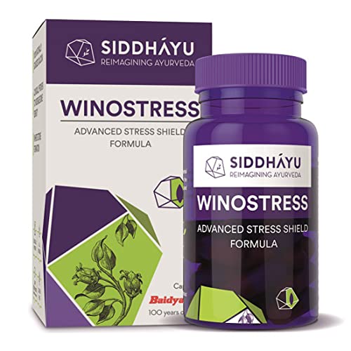 Siddhayu Winostress | Advanced Stress Shield Formula | Herbal Stress Relief