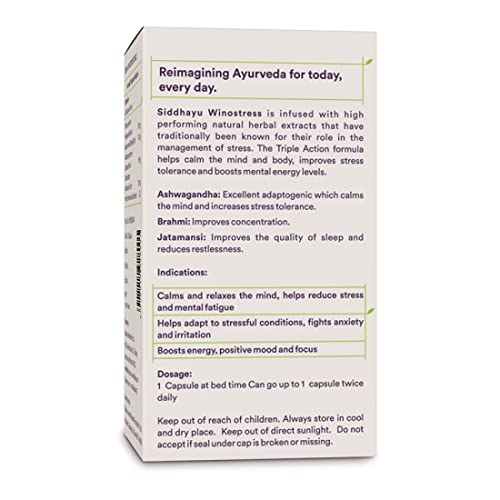 Siddhayu Winostress | Advanced Stress Shield Formula | Herbal Stress Relief