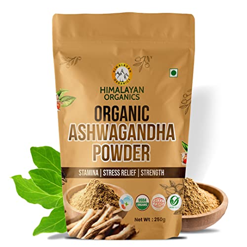 Himalayan Organics Certified Ashwagandha | Withania Somnifera | Energy and Stamina