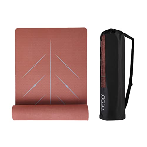 TEGO CORE Yoga Mat | GuideAlign | 8mm | Bag Included