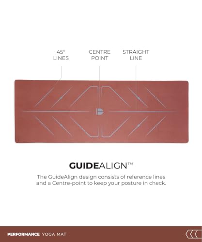 TEGO CORE Yoga Mat | GuideAlign | 8mm | Bag Included