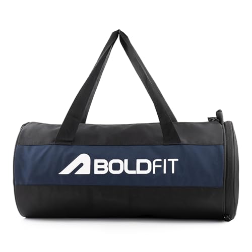 Boldfit Gym Bag | Separate Shoe Compartment | Sports and Travel | Duffle | Adjustable Strap