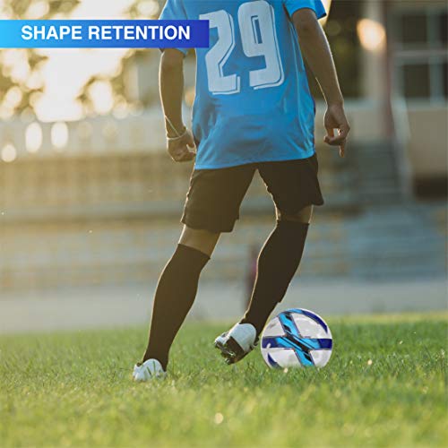 Cosco Milano Football | Size 5 | White and Black