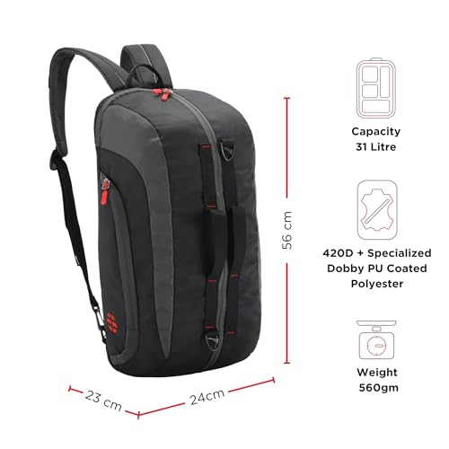Harissons Jake 3-in-1 Duffel Bag | Detachable Compartment | Versatile | Sports and Travel