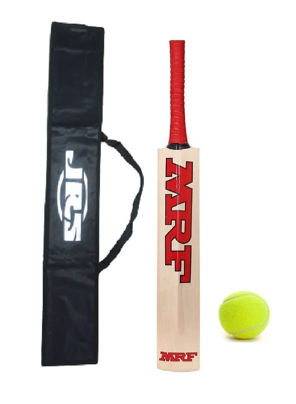 JRS Popular Willow Cricket Bat | Tennis Ball | Size 12–14 Years