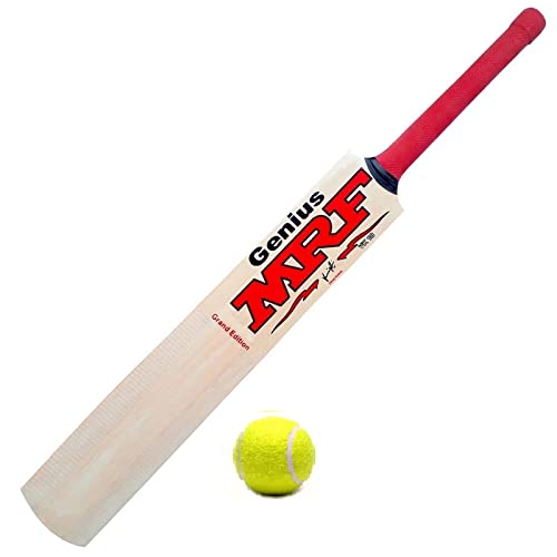 JRS Popular Willow Cricket Bat | Tennis Ball | Size 12–14 Years