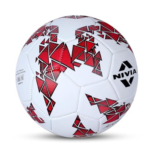 Nivia Air Strike Football | 32 Panel | PVC Stitched | Synthetic | Size 5 | Artificial Ground