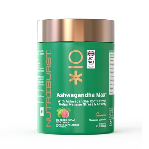 Nutriburst Ashwagandha Max Gummies For Stress Management - Affiliate