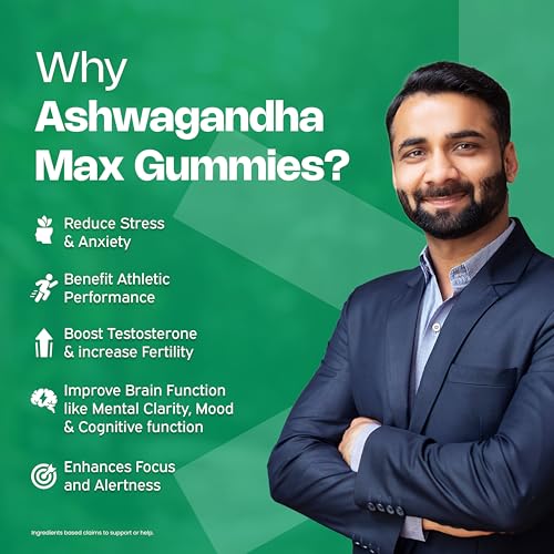 Nutriburst Ashwagandha Max Gummies For Stress Management - Affiliate