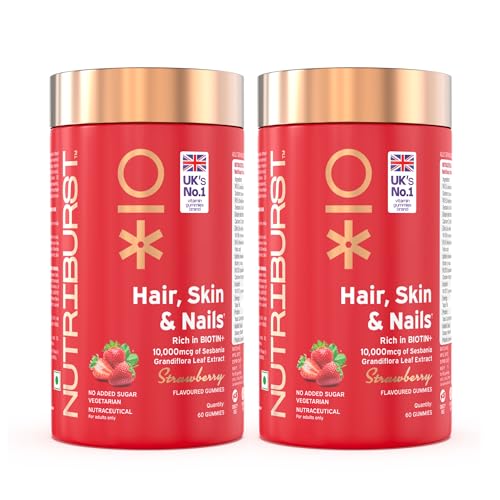 Nutriburst Hair, Skin & Nails Growth Gummies With Biotin