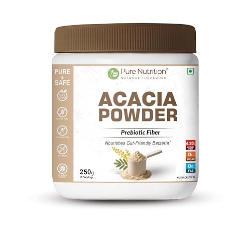 Pure Nutrition Acacia Powder-Prebiotic Fiber-Plant-Based Supplement