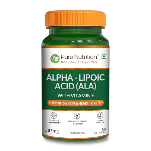 Pure Nutrition Alpha Lipoic Acid Capsules 305 Mg-Supports Antioxidant