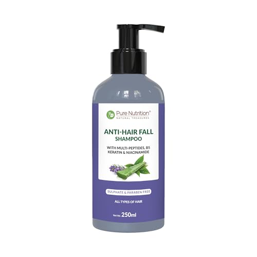 Pure Nutrition Anti-Hair Fall Shampoo With Peptides | B5 & Niacinamide