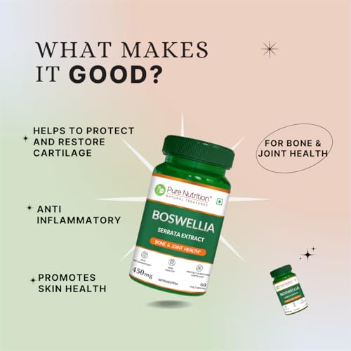 Pure Nutrition Boswellia Serrata 450mg | Joint & Bone Health Support
