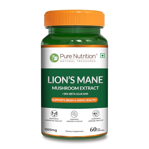 Pure Nutrition Lion's Mane Mushroom Extract Veg Capsules
