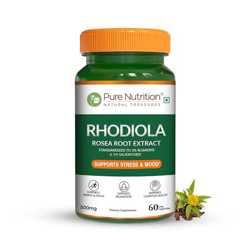 Pure Nutrition Rhodiola Rosea Root Extract 500mg | Stress | Mood & Energy Support