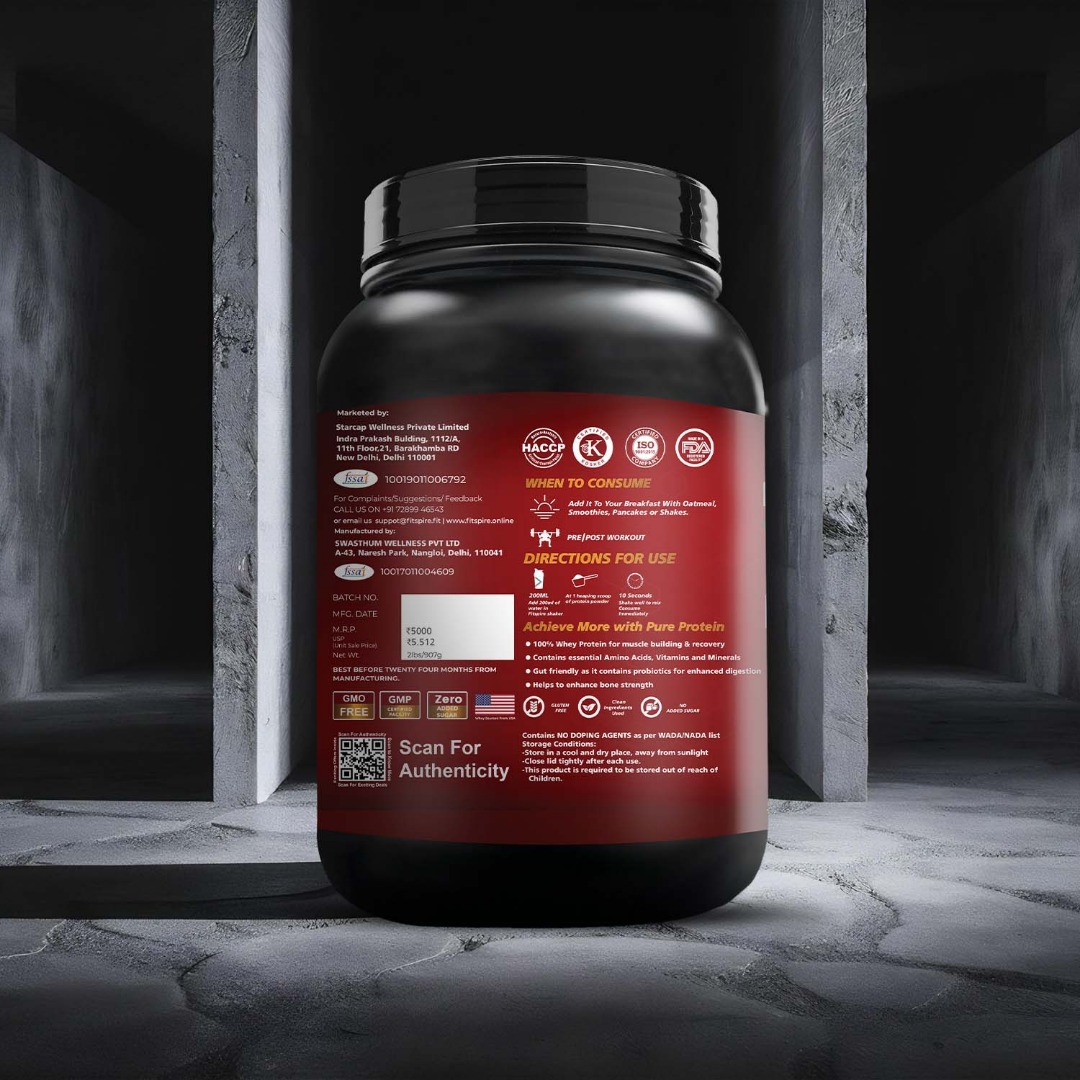Fitspire Fit Super Pro Whey Protein With Shaker & 2 Energy Bars