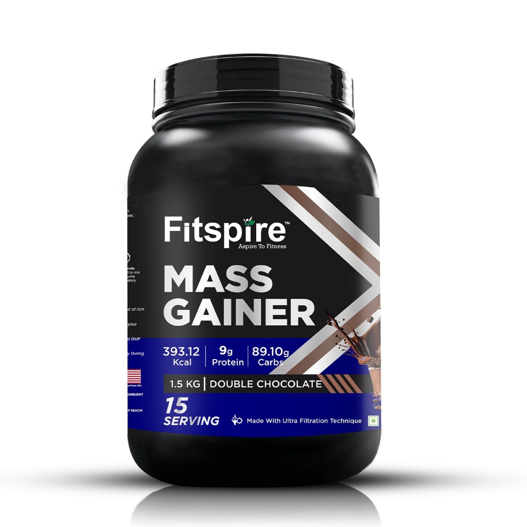 Fitspire Mass Gainer | 90% Protein | 13g per Serving | Muscle Mass