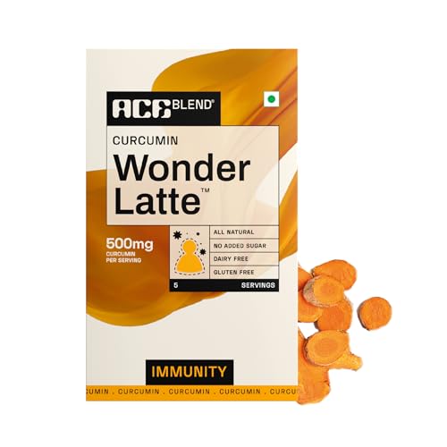 Ace Blend Curcumin Wonder Latte | Turmeric Extract | High Immunity & Antioxidant | Hot & Cold