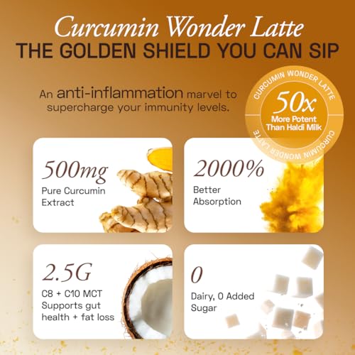Ace Blend Curcumin Wonder Latte | Turmeric Extract | High Immunity & Antioxidant | Hot & Cold