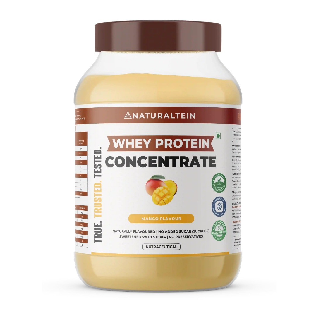 Naturaltein 100% Natural Whey Protein Concentrate - Mango
