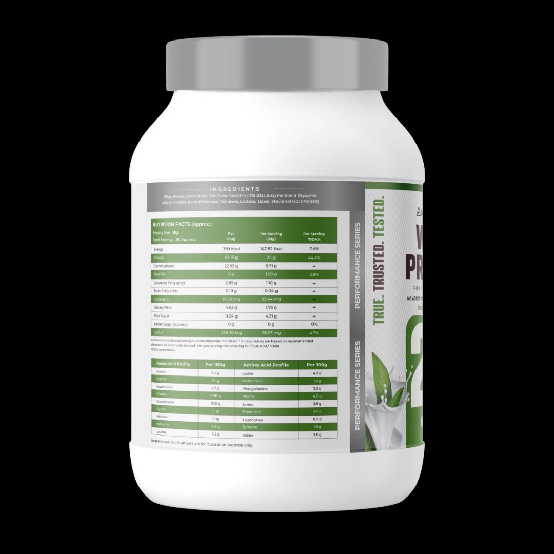 NATURALTEIN Whey Protein Max | 24g Protein | No Added Sugar | Unflavoured
